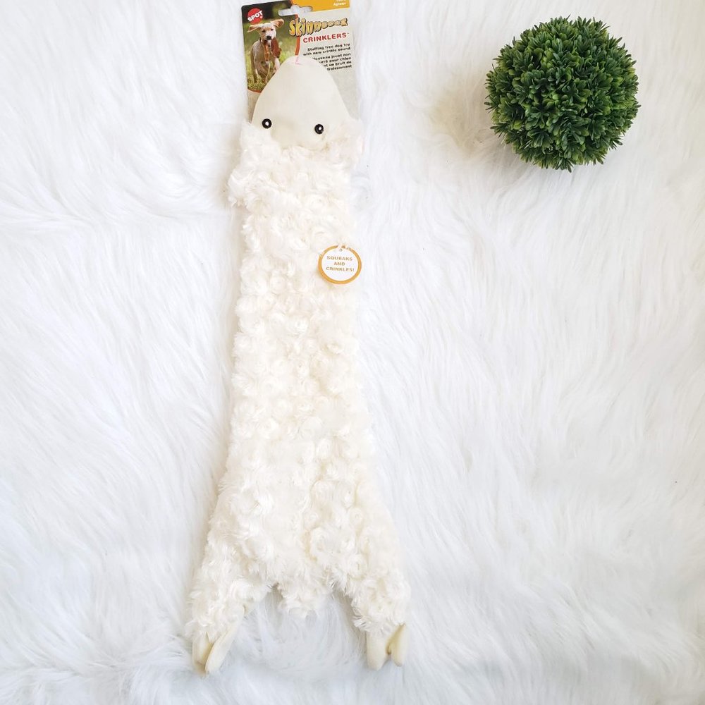 Spot Skinneeez Crinklers - Lamb - 13 inch Mini Dog